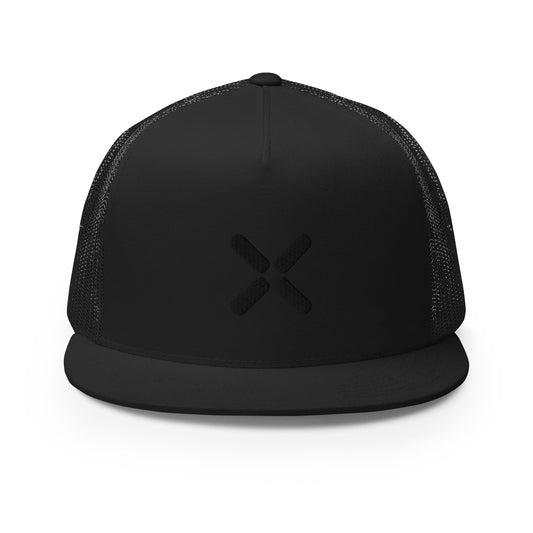 TMPx "X" Trucker Cap - Black