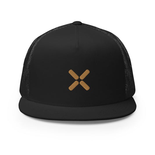 TMPx "X" Trucker Cap - Gold