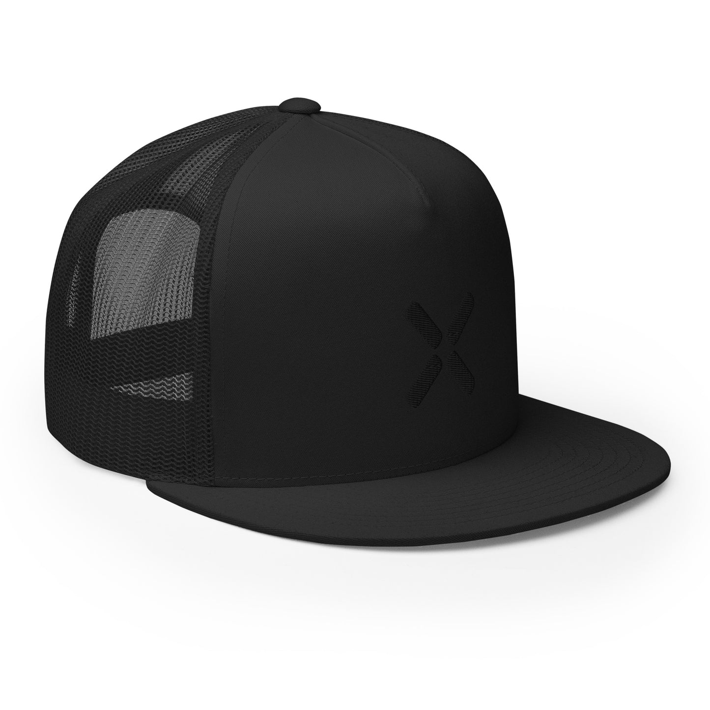 TMPx "X" Trucker Cap - Black